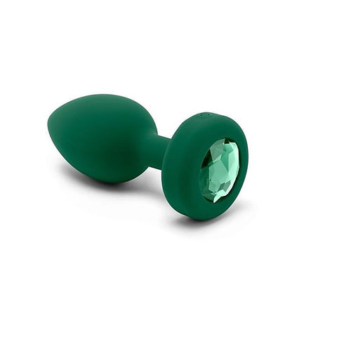 B Vibe Luxurious Vibrating Jewels Remote Control Butt Plug with 6 Patterns - Butt Plugs