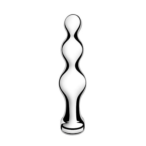 Premium Stainless Steel Anal Beads by B-Vibe - Anal Beads and Balls