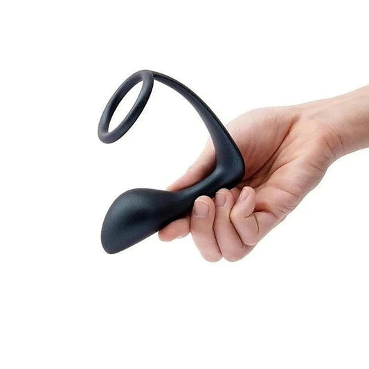 Butties Ringer Cock Ring and Plug by B-Vibe - Butt Plugs