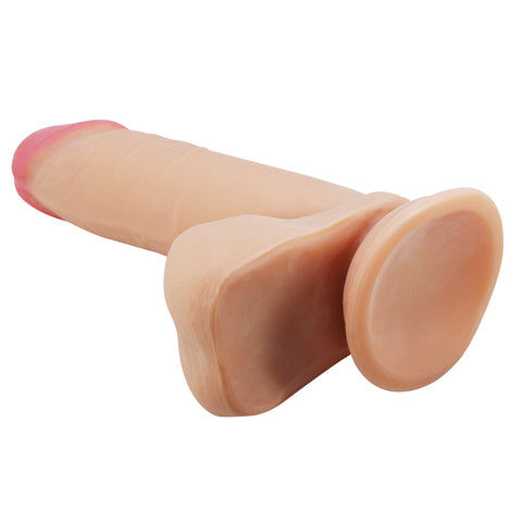 Pretty Love Creel 8.1 Inches Suction Cup Realistic Dong with Sliding Skin - Realistic Dildos