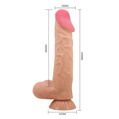 Pretty Love Orton 9.4 Inch Waterproof Realsitic Dildo - Realistic Dildos