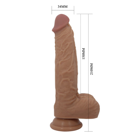 Baile Jonathan Rechargeable Vibrating Dong - Vibrating Dildos