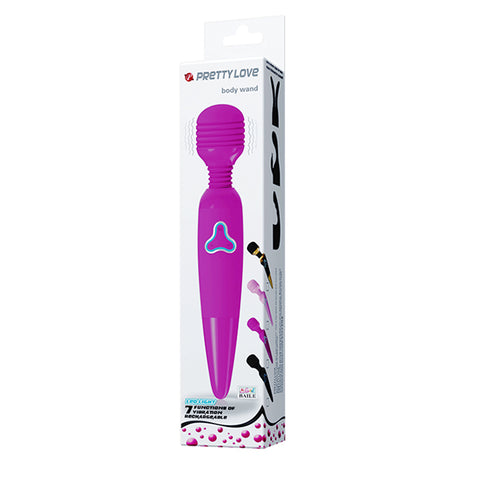 Baile Flirtatious Vibrating Silicone Body Wand Massager - Body Wands