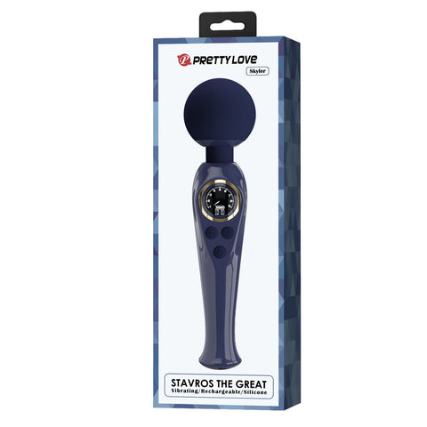 Baile Pretty Love SKYLER Vibrating Body Wand Massager with LED Display - Body Wands