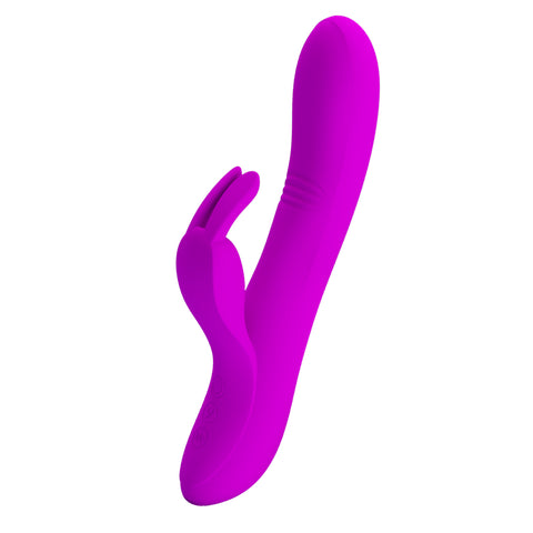 Baile Pretty Love Dylan USB Rechargeable Silicone Rabbit Vibrator - Rabbit Vibrators