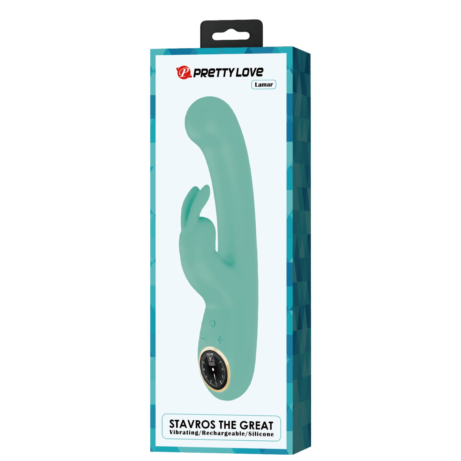 Baile Pretty Love LAMAR Super Soft Silicone Rabbit Vibrator - - Rabbit Vibrators