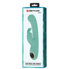 Baile Pretty Love LAMAR Super Soft Silicone Rabbit Vibrator - - Rabbit Vibrators