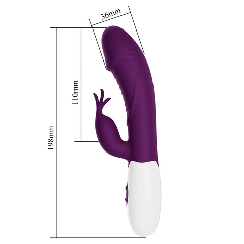 Baile Rasmussen 30 Functions Rabbit Style Clitoral Vibrator - Rabbit Vibrators