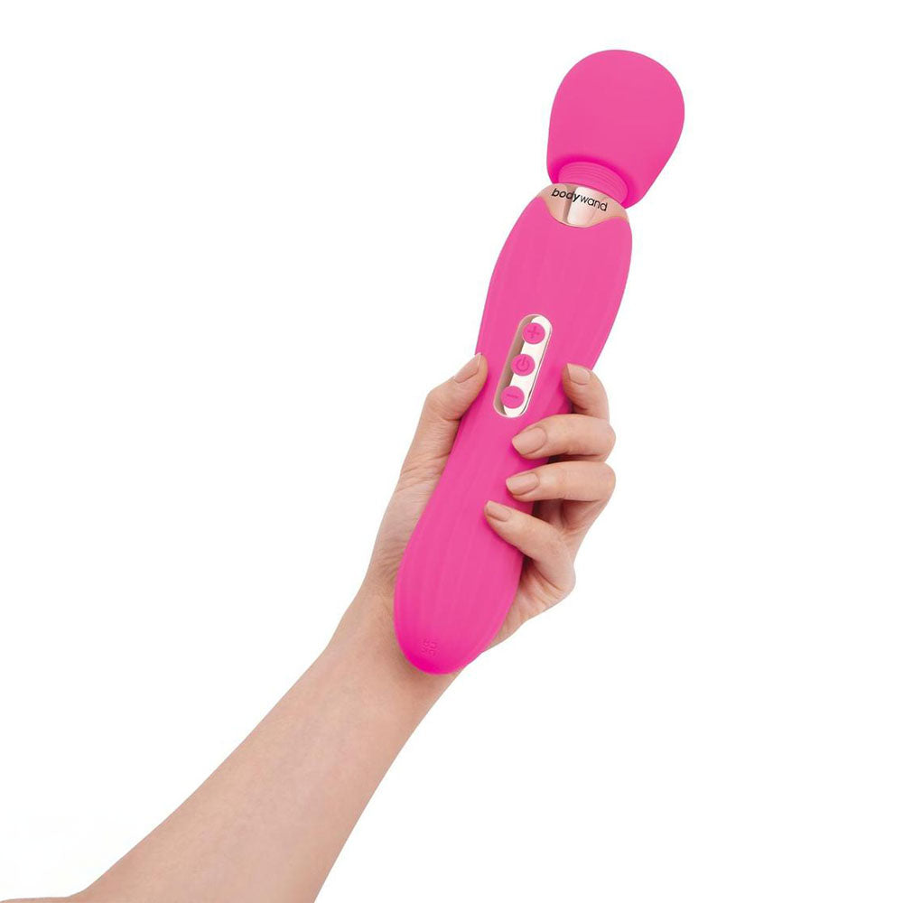 Xgen Bodywand RUMBLE Rechargeable Vibrator Hot Pink with Flexible Neck - - Body Wands