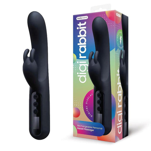 Xgen Bodywand Digi USB Rechargeable Rabbit Style Vibrator - Rabbit Vibrators