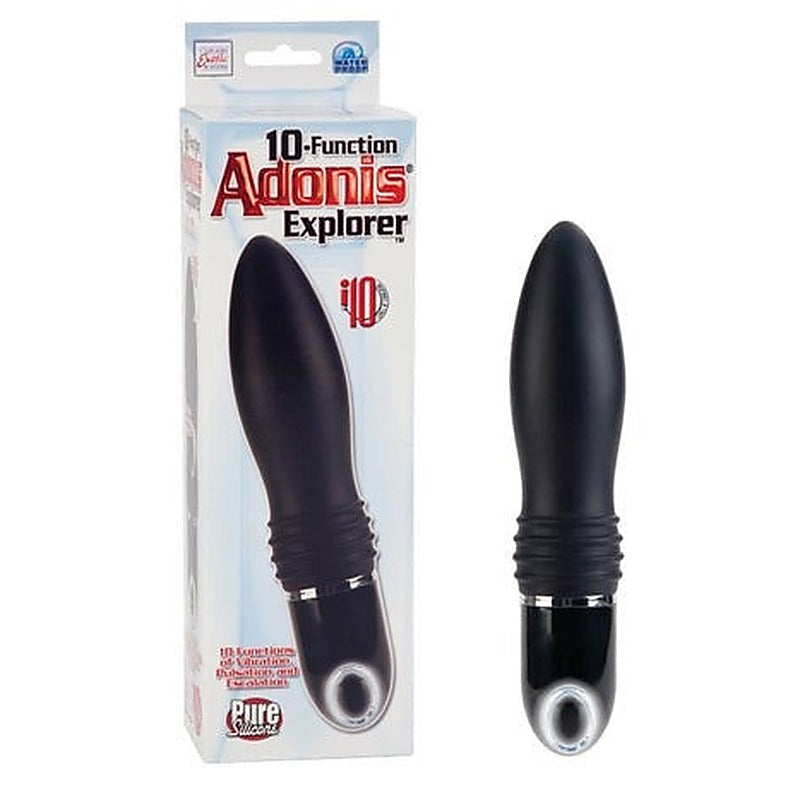 Adonis Explorer 10 Function Vibrator by California Exotics - Waterproof Vibrators