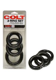 Colt 3 Cock Ring Set - - Cock Rings