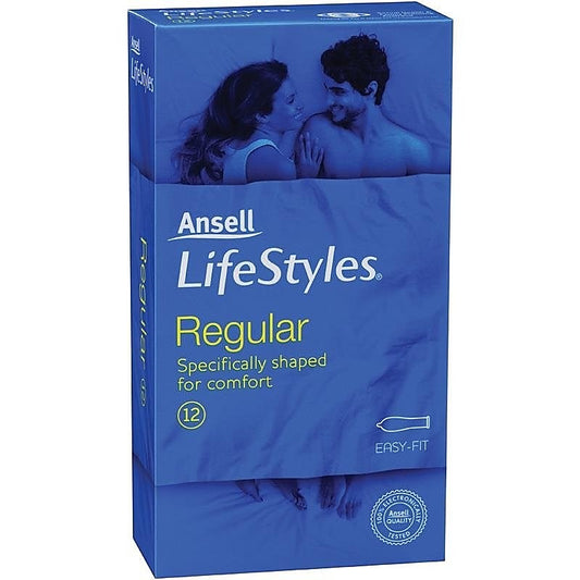 Lifestyle Regular Condoms With Hang Tab by Ansell - Condoms