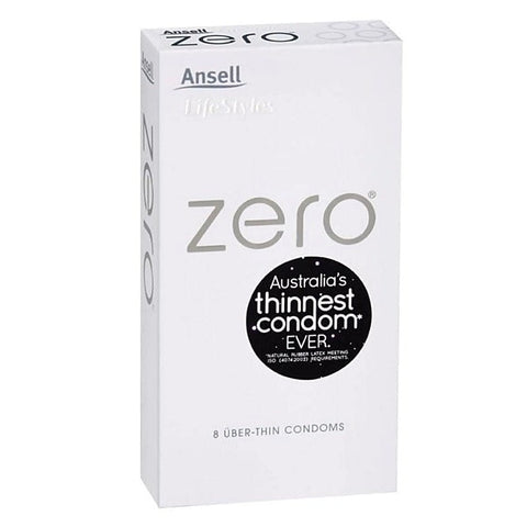 Zero Uber Thin Condoms 8 Pack by Ansell - Condoms