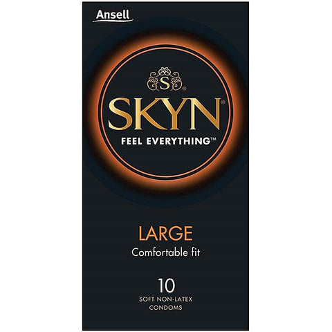 SKYN Large Non Latex Condoms 10 Pack by Ansell - Condoms