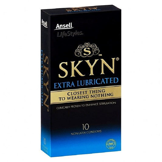 SKYN Extra Lube Non Latex Condom 10pk by Ansell - Condoms