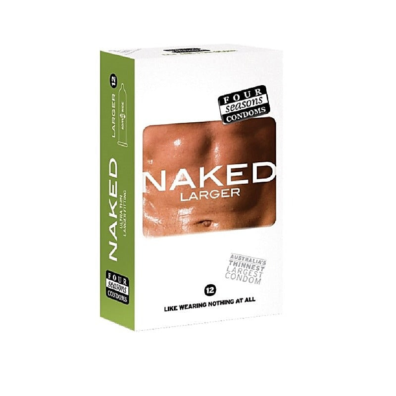 Premium Naked Larger Condoms by Four Seasons - Condoms