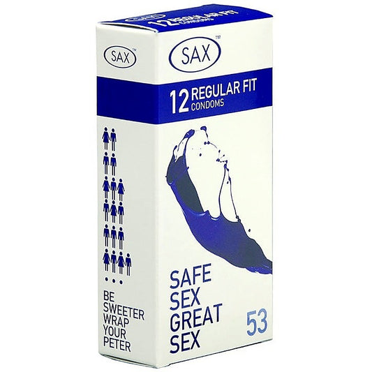 Regular Fit Stretchy Condoms by Sax - Condoms