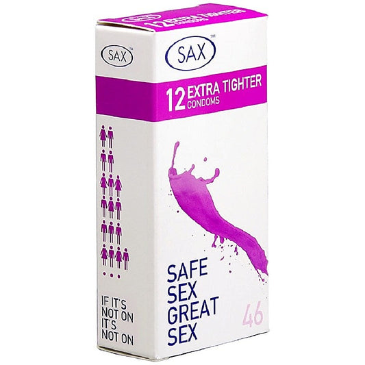 Extra Tighter Fit Condoms by Sax - Condoms