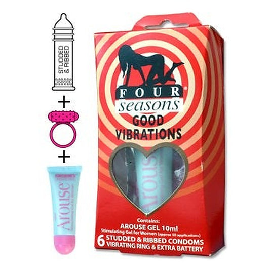 Good Vibration Condoms 6 Pieces by Four Seasons - Condoms