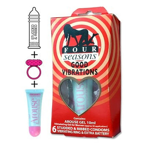 Premium Good Vibration Condoms by Four Seasons - Condoms