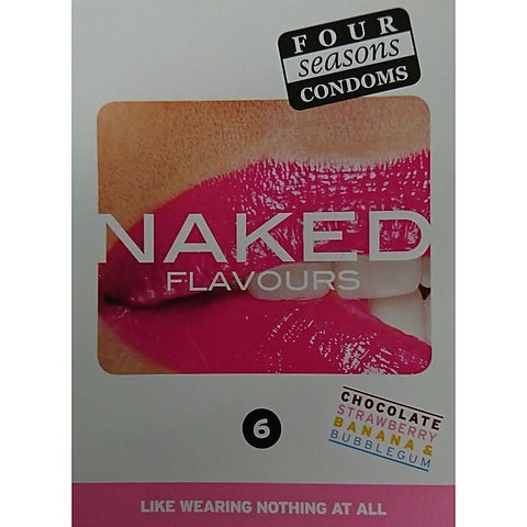Four Seasons Naked Flavours Condoms Slide On And Enjoy Ultrathin Protection - Condoms