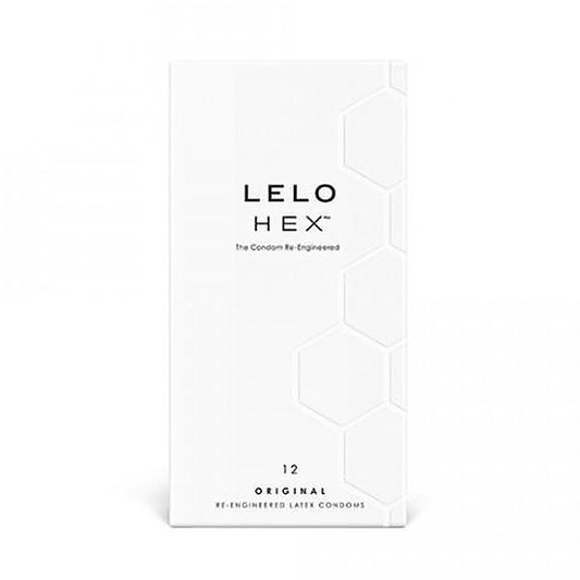 HEX Original Unique Structure Thin Condoms by Lelo - Condoms