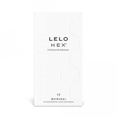 HEX Original Unique Structure Thin Condoms by Lelo - Condoms