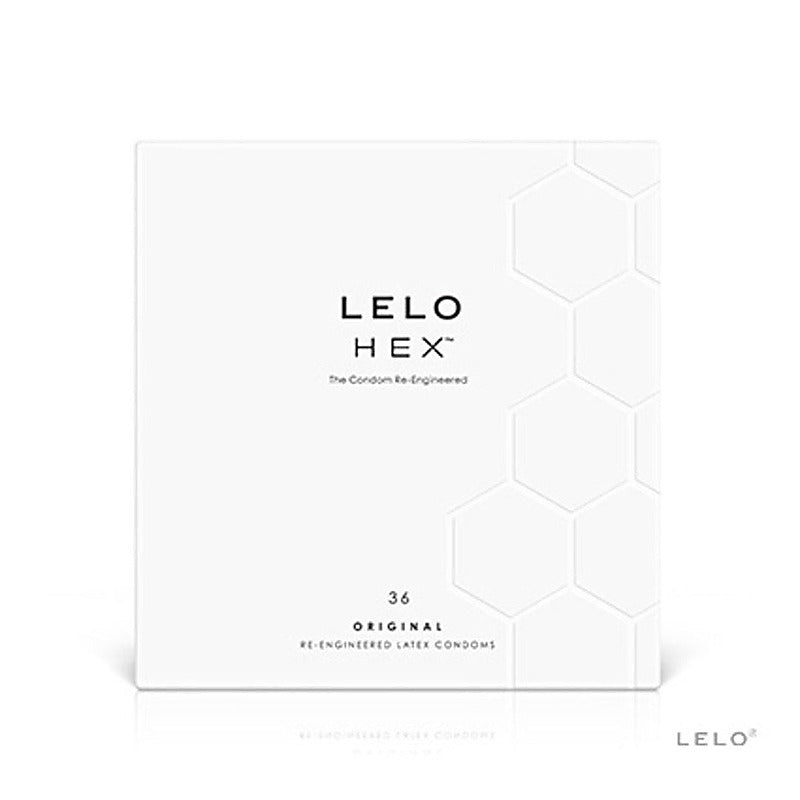 HEX Original Unique Structure Thin Condoms by Lelo - Condoms