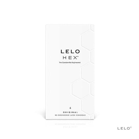HEX Original Unique Structure Thin Condoms by Lelo - Condoms