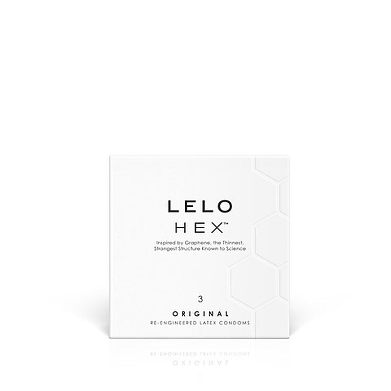 HEX Original Unique Structure Thin Condoms by Lelo - Condoms