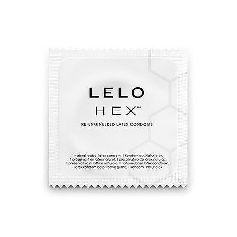 HEX Original Unique Structure Thin Condoms by Lelo - Condoms