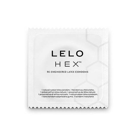 HEX Original Unique Structure Thin Condoms by Lelo - Condoms