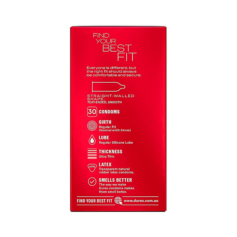 Premium Quality Fetherlite Ultra Thin Condoms by Durex - Condoms