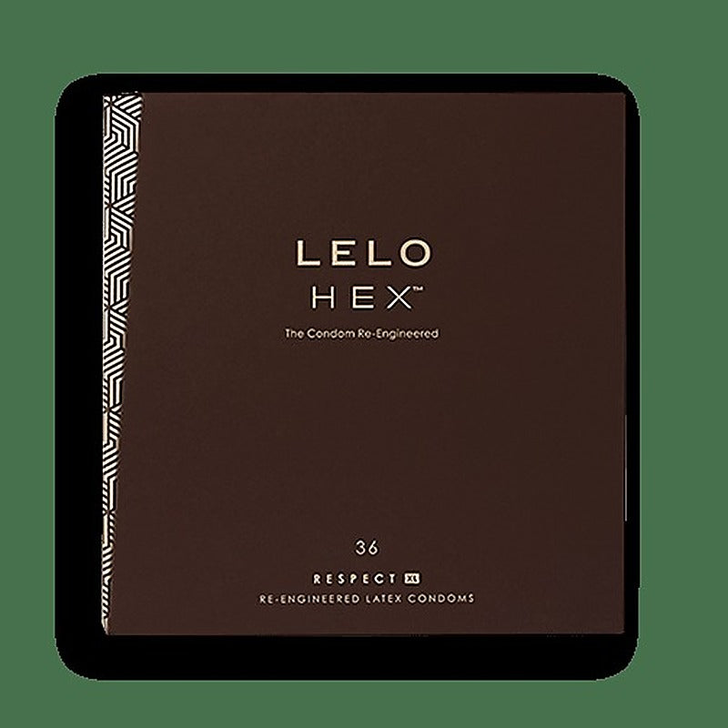 Lelo Hex Respect Condoms Daily Cock Ring Deal with Hexagonal Technology - Condoms