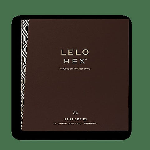 Lelo Hex Respect Condoms Daily Cock Ring Deal with Hexagonal Technology - Condoms
