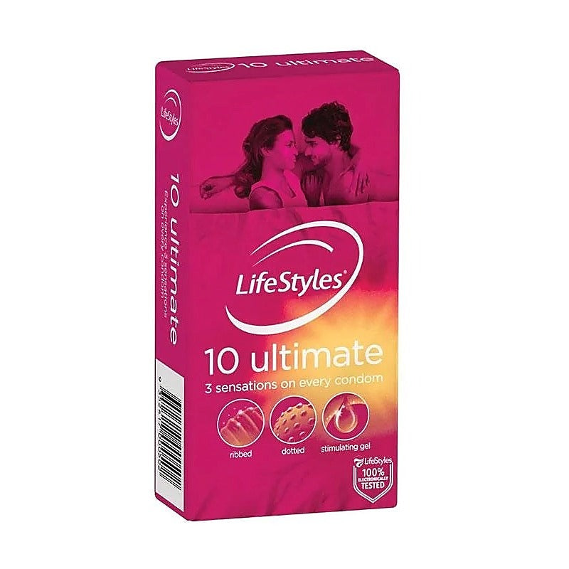 Premium LifeStyles Ultimate 10-Pack by Ansell - Condoms