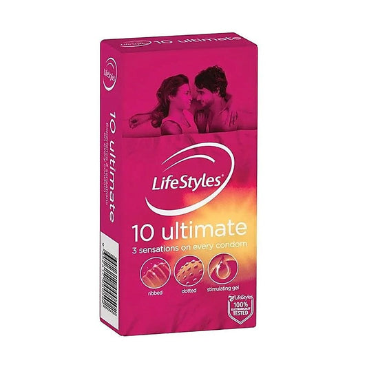 LifeStyles Ultimate 10-Pack by Ansell - Condoms