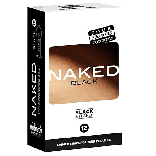 Naked 6's Condom Black by Four Seasons - Condoms