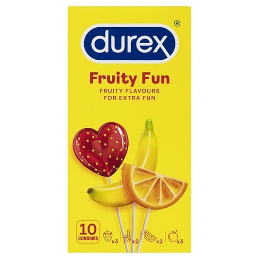 Fruity Fun 10pk Condoms by Durex - Condoms