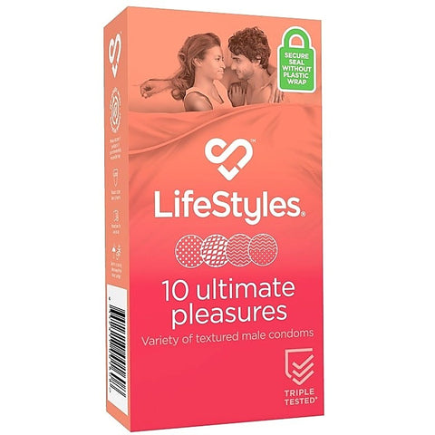 Premium Ultimate Pleasures Condoms by Ansell - Condoms