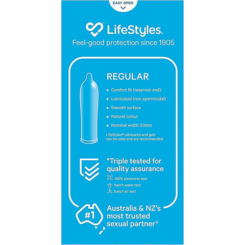 LifeStyles Healthcare Regular 40 Pack Condoms by Ansell - Condoms