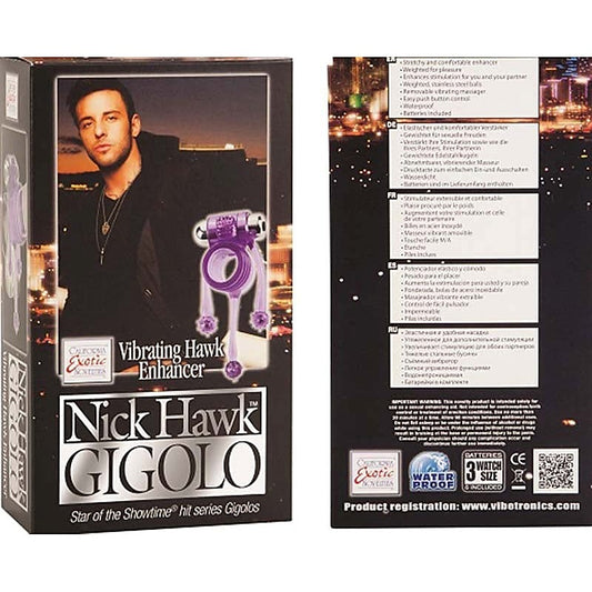 Nick Hawk GIGOLO Vibrating Cock Enhancer - Cock Rings