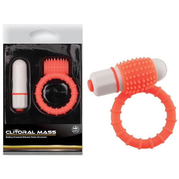 NANMA Corporation Clitoral Mass Vibrating Cock Ring with 10 Functions - Cock Rings