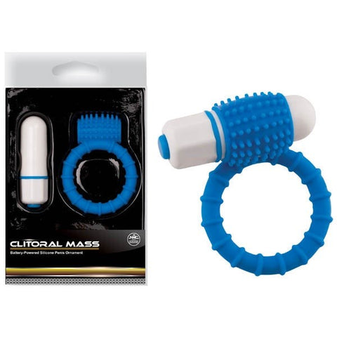 NANMA Corporation Clitoral Mass Vibrating Cock Ring with 10 Functions - Cock Rings