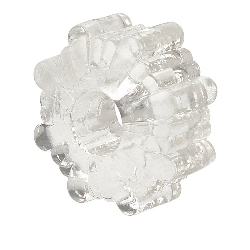 Basic Essentials Set of 4 Super Stretchy Cock Rings - Stretchy Cock Rings