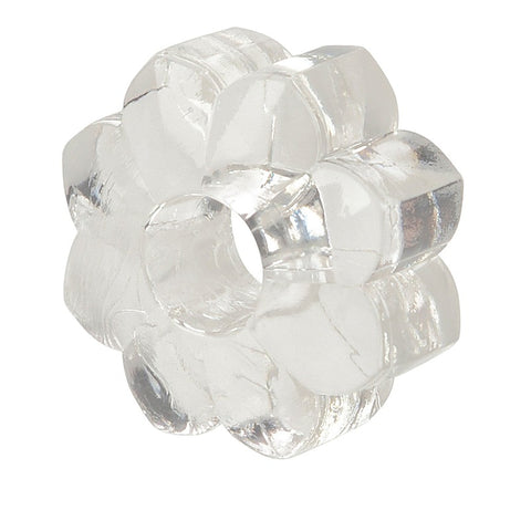 Basic Essentials Set of 4 Super Stretchy Cock Rings - Stretchy Cock Rings