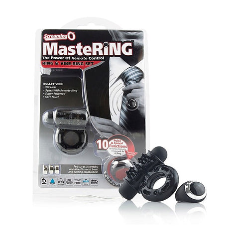 MasteCock Ring Cock Ring & Vibe-Cock Ring Set by Screaming O - Vibrating Cock Rings