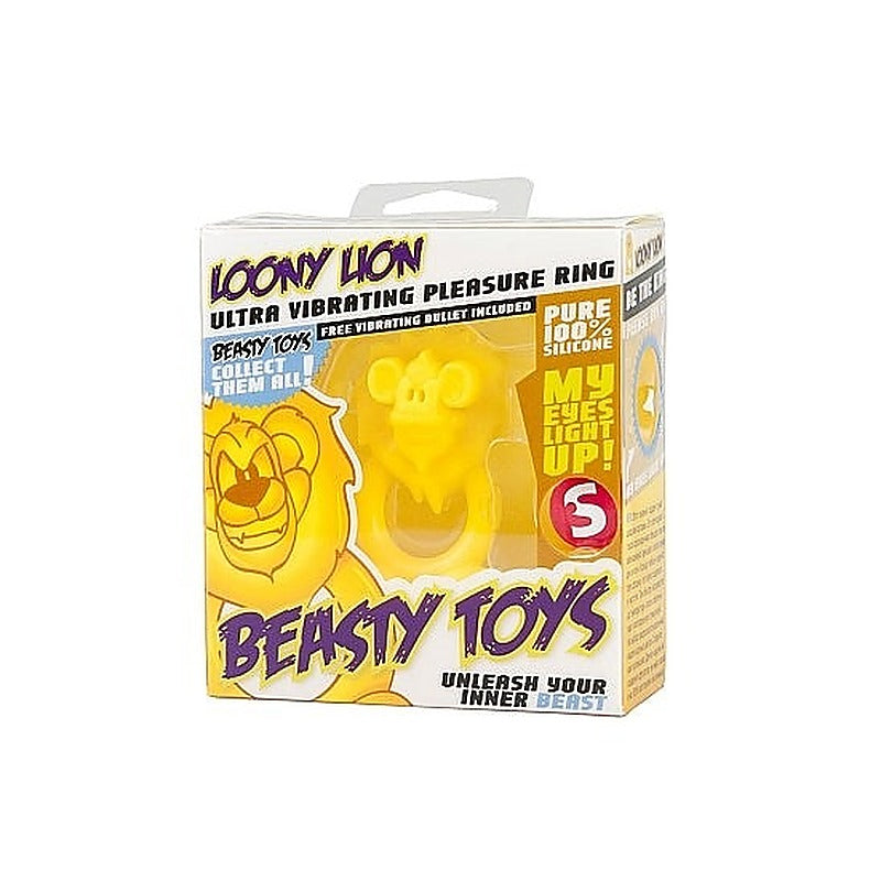Premium S-LINE Beasty Loony Lion by Shots Toys - Cock Rings