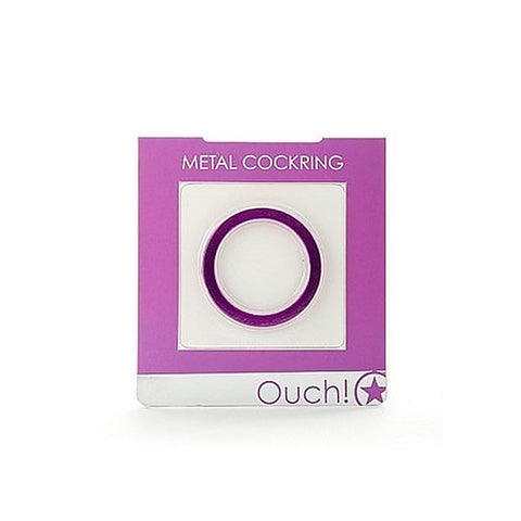 Premium Ouch Metal Cock Ring by Shots Toys - Cock Rings